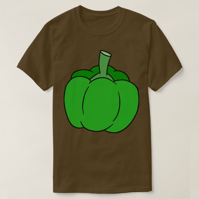 Camiseta Pepper Green Bell (Frente do Design)
