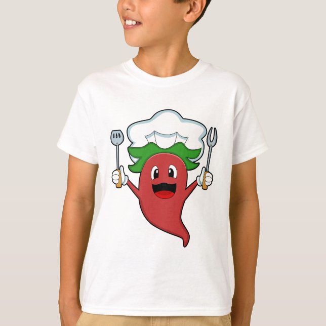 Camiseta Pepper Vegan Cook (Frente)