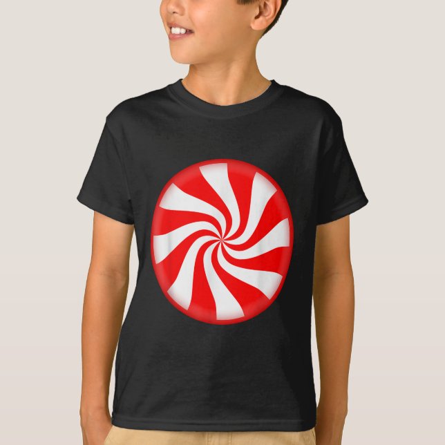 Camiseta Peppermint Candy Christmas  (Frente)