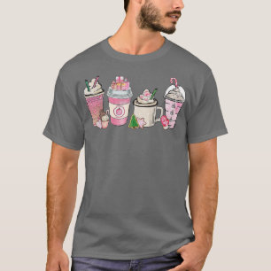 Camiseta Pepperminta Latim Fatiado Snowmen Doce Neve Christ