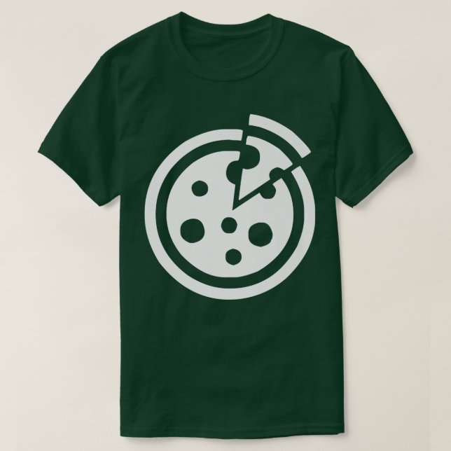 Camiseta Pepperoni Pizza Empregada Uniforme (Frente do Design)