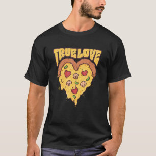 Camiseta Pepperoni Pizza Heart Italiana Comida Pizza