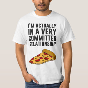 Camiseta Pepperoni Pizza Love - Uma relação séria