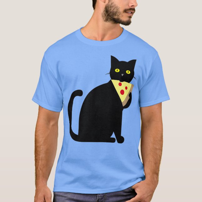 Camiseta Pepperoni Pizza Pie Gato Lover Comida Comida Venti (Frente)