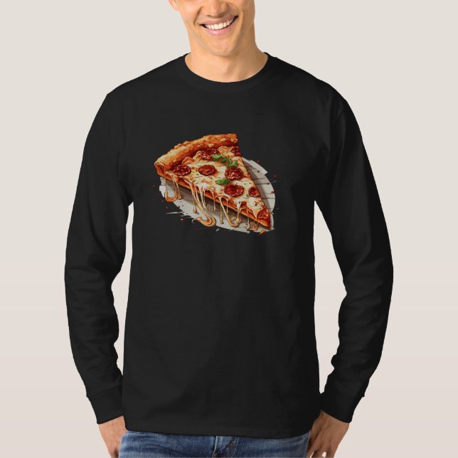 Camiseta Pepperoni Pizza Slice (Frente)