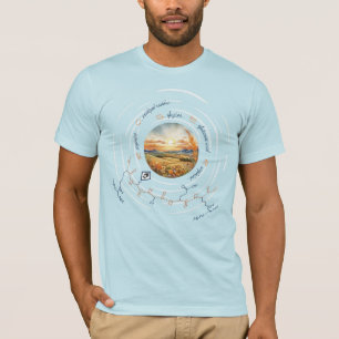Camiseta peptídeo ROGER, Lua 5 com texto personalizado, cla