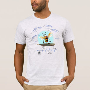 Camiseta péptido JOHN, Bee-5 com texto personalizado, luz