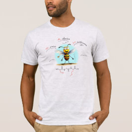 Camiseta péptido SAM, Bee-9 com texto personalizado, leve