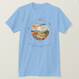 Camiseta péptido TERRY, Lua 1 com texto personalizado, leve