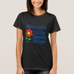 Camiseta Pequena ajudante de jardim da mamãe filha linda me