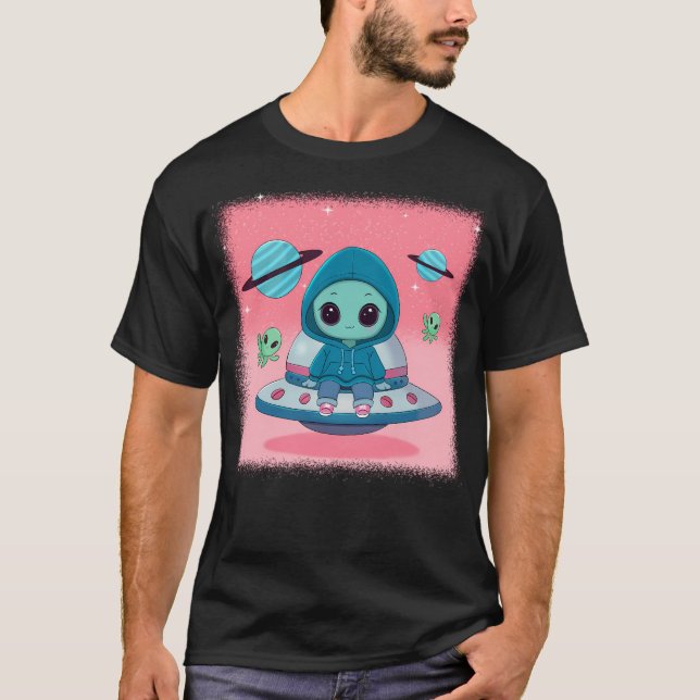 Camiseta Pequena Alienígena (Frente)
