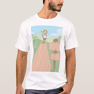 Camiseta Pequena Aventura de Caminhada do Explorador