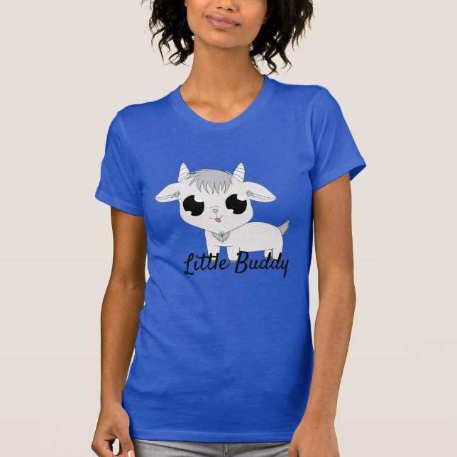 Camiseta Pequena - Azul (Frente)