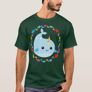 Camiseta Pequena baleia unicórnio 2