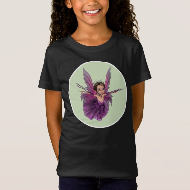 Camiseta Pequena Borboleta Fada Voadora (Frente)