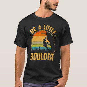 Camiseta Pequena Boulder Para Entusiasta De Escalas De Rock