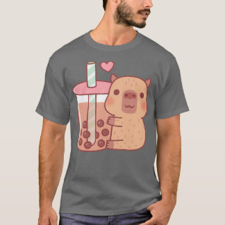 Camiseta Pequena Capybara Hugs Chá 1