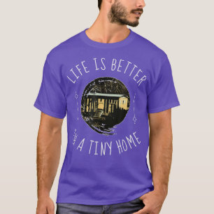 Camiseta Pequena Casa Pequena Em Rodas (THOW) A Vida É Melh
