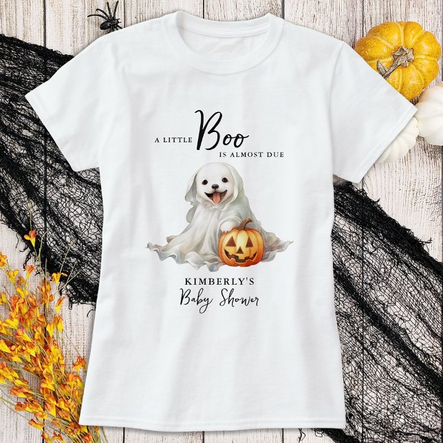 Camiseta Pequena Chá de fraldas Bonita De Halloween Mãe (Criador carregado)