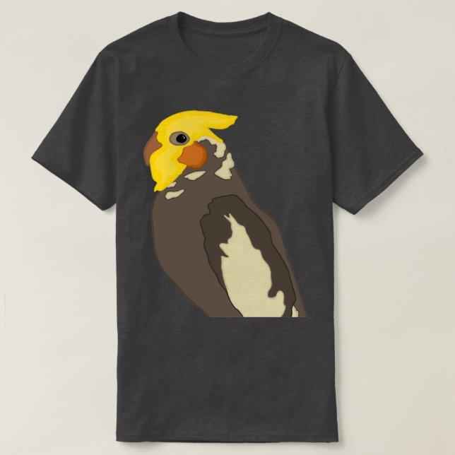 Camiseta Pequena Cockatiel 1 (Frente do Design)