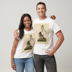 Camiseta Pequena Coruja (Escaravelho) Aves da América de Au