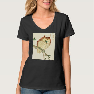 Camiseta Pequena coruja japonesa
