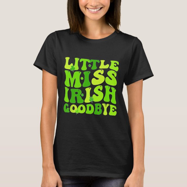 Camiseta Pequena Despedida Irlandesa  (Frente)