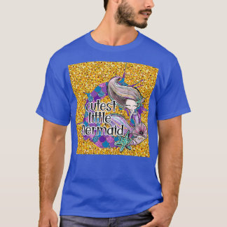 Camiseta Pequena e fofa de sereia I