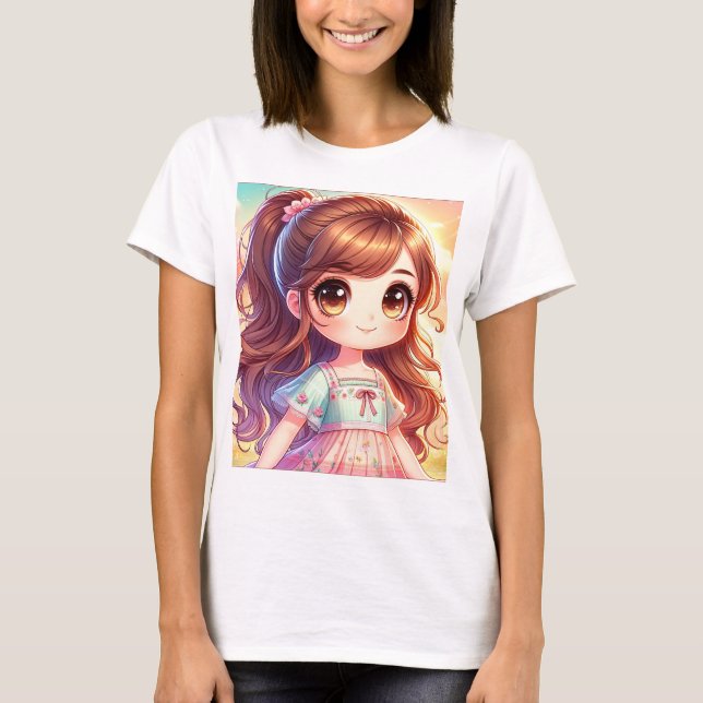 Camiseta Pequena fofa (Frente)