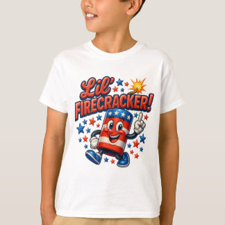 Camiseta Pequena Frenesi de Fogos de Artifício