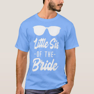 Camiseta Pequena Irmã do Dia de Ensaio da Família Noiva Ba