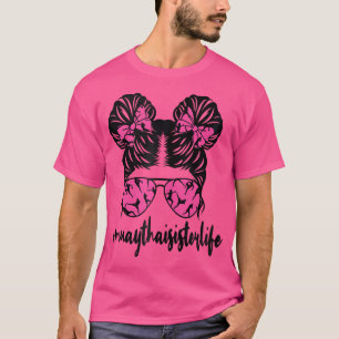 Camiseta Pequena Irmã Tailandesa Melhor Sis Tailandês Muay
