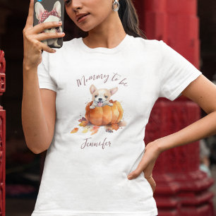 Camiseta Pequena Mamãe de Abóbora a Ser