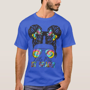 Camiseta Pequena Miss 1rua Grader Tie Dye Messy Bun 1rua