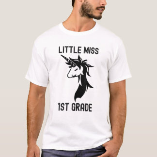 Camiseta Pequena Miss 1Rua | Raparigas Unicórnio De Volta A