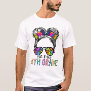Camiseta Pequena Miss 4º Grau, Triste, Leopardo De Volta Pa