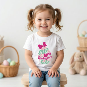 Camiseta Pequena Miss Ovo - Páscoa Extraordinária Para Cria
