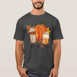 Camiseta Pequena Miss Queda Grande Vintage Pumpkin Girassol