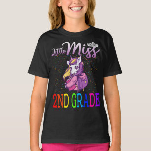 Camiseta Pequena Miss segundo Grau Unicorn