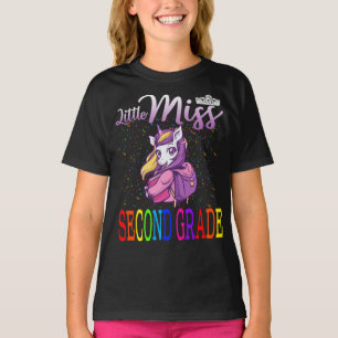 Camiseta Pequena Miss Segundo Grau Unicórnio