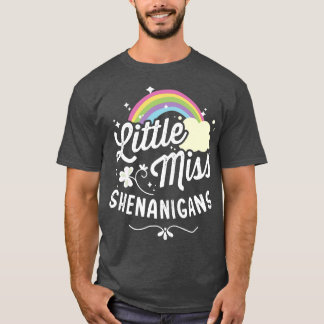 Camiseta Pequena Miss Shenanigans para raparigas e mulheres