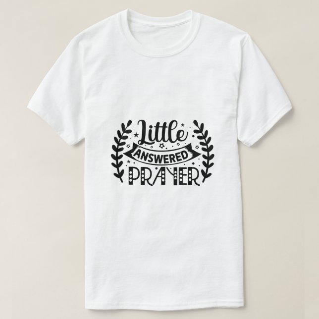 Camiseta Pequena Oração Atendida (Frente do Design)