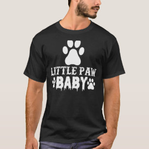 Camiseta Pequena Paw Baby Rescue Pet Adotion Dog Sheldon Fo