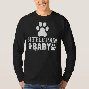 Camiseta Pequena Paw Baby Rescue Pet Adotion Dog Sheldon Fo