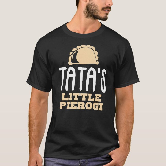 Camiseta Pequena Piada de Pierogi Ciotka Polônia polonês Du (Frente)