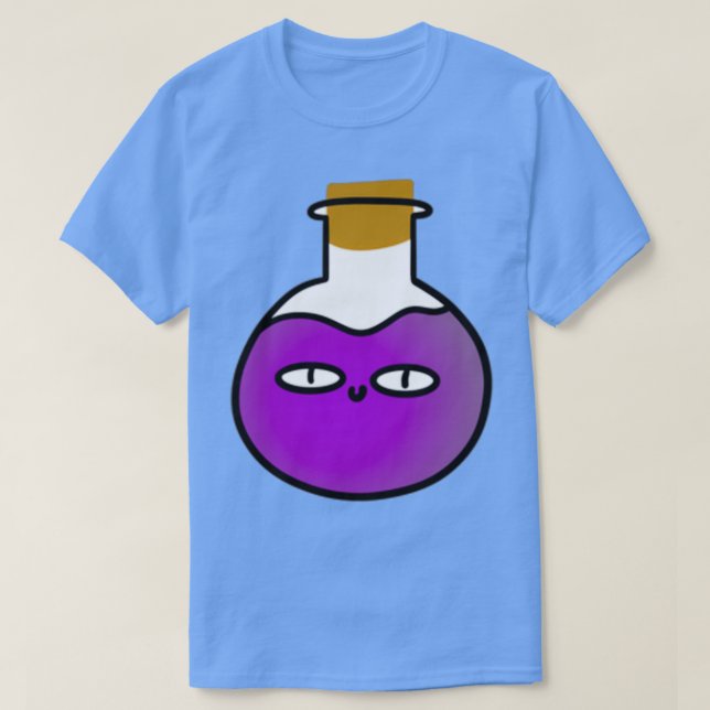 Camiseta Pequena Poção de Roxo (Frente do Design)