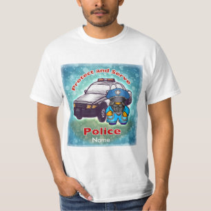 Camiseta pequena policial