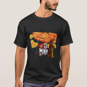 Camiseta Pequena Rapariga E Alasca Costumes De Cachorros