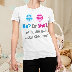 Camiseta Pequena Revelação do Gênero do Pintinho