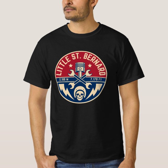 Camiseta Pequena Rua Bernard Passe francês itália motobik a (Frente)